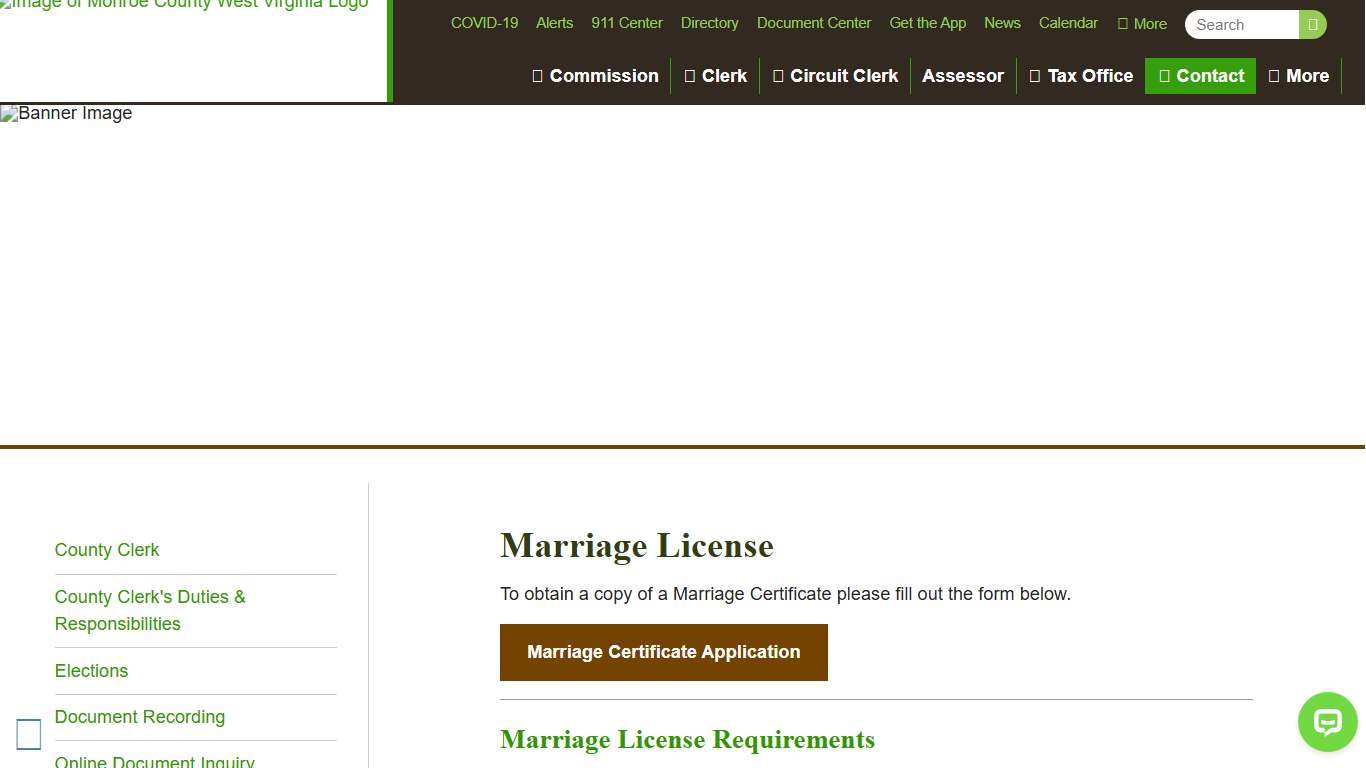Marriage License Clerk Monroe County West Virginia Monroe County West Virginia Monroe County WV Commission, Offices and Agencies